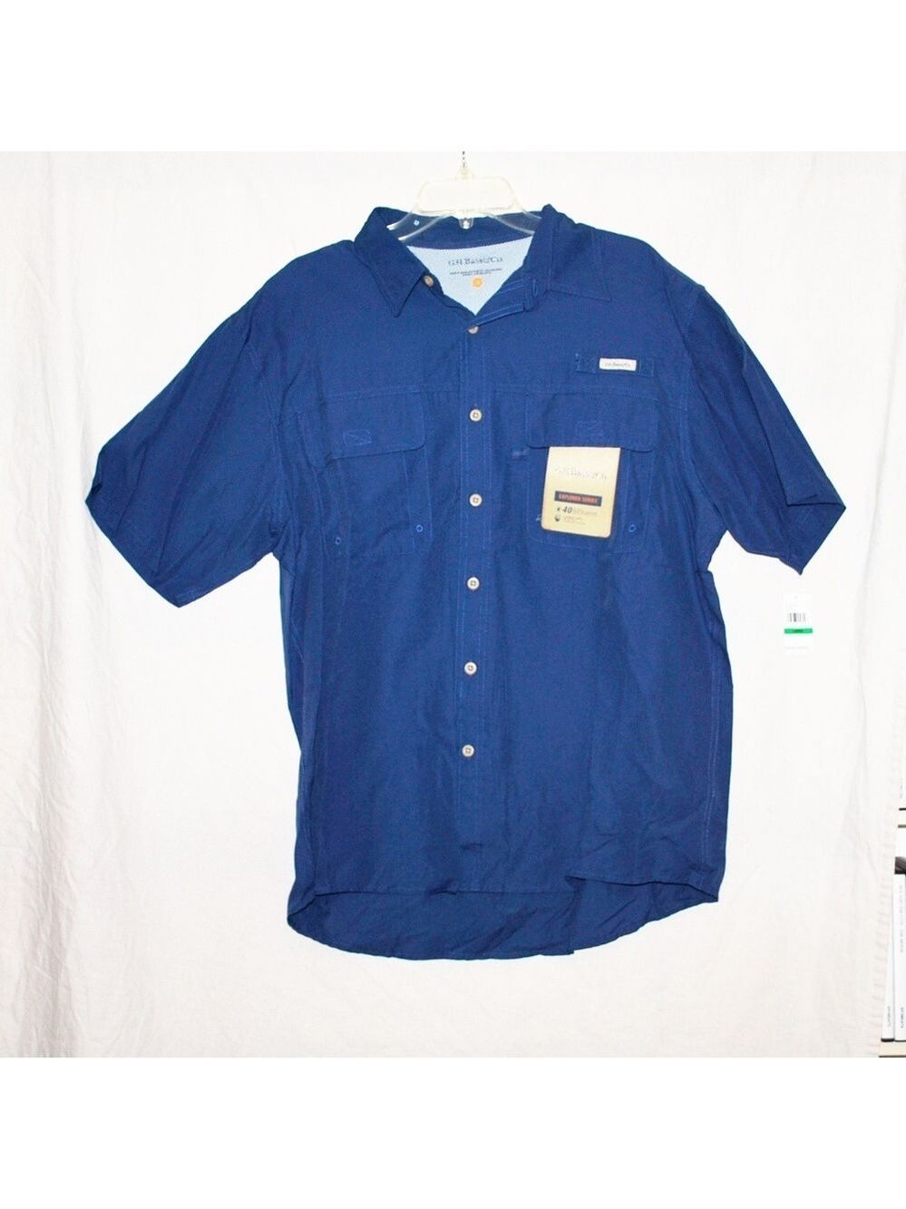 GH Bass Mens Button Down Shirt L